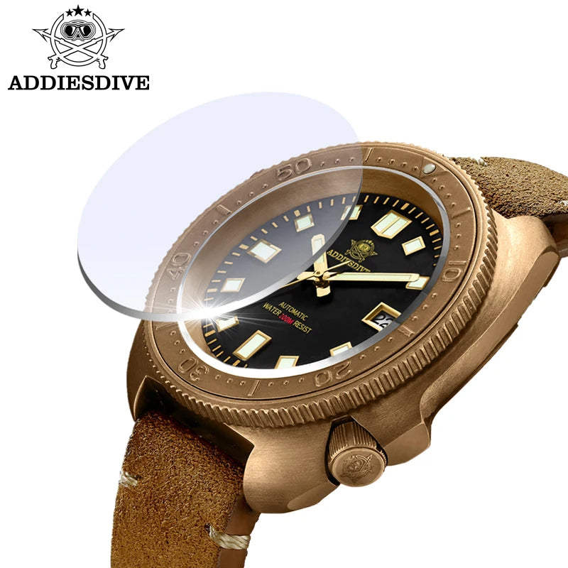 ADDIESDIVE Men Bronze Case Automatic Diver Watch-AD2104