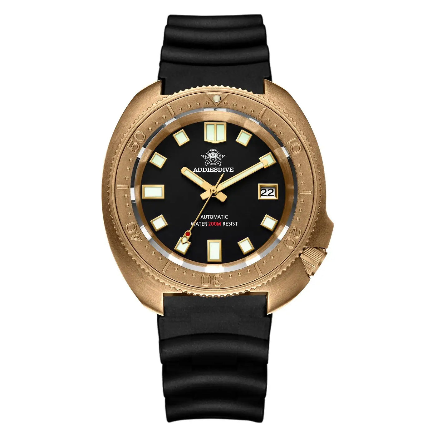 ADDIESDIVE Men Bronze Case Automatic Diver Watch-AD2104