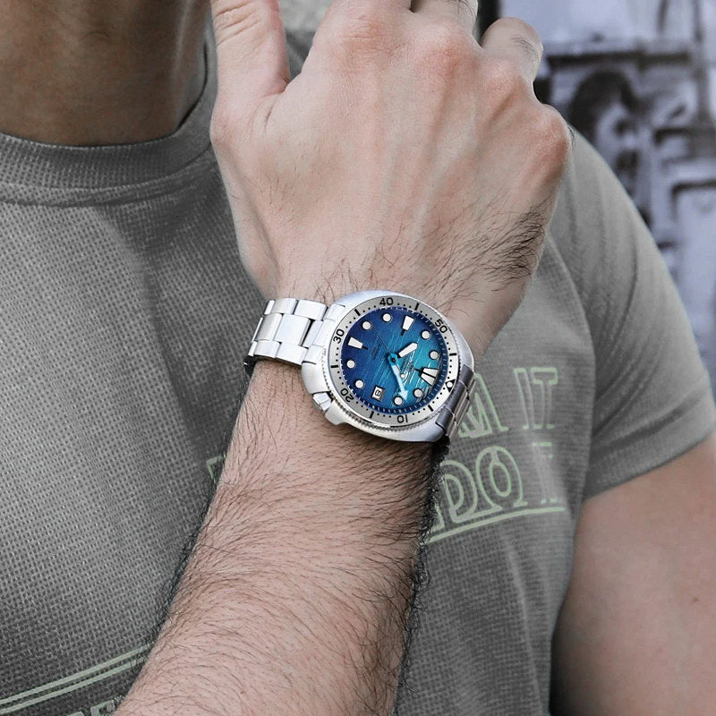 ADDIESDIVE Men Sapphire Sea Dial Automatic Diver Watch-AD2045