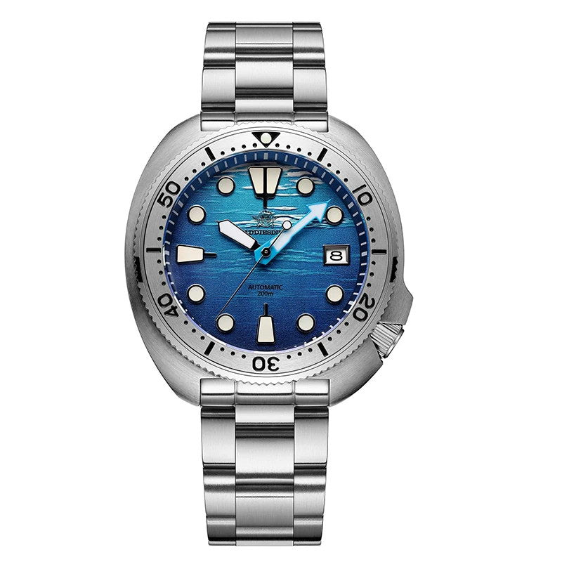 ADDIESDIVE Men Sapphire Sea Dial Automatic Diver Watch-AD2045