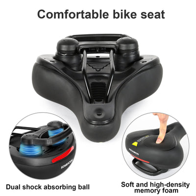 Samebike Bike Seat Comfort Bike Saddle （US ONLY）